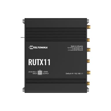 TELTONIKA Router RUTX11 LTE CAT6 Router WLAN, Dual Band WiFi (Wave-2 802.11ac), 4x Gigabit LAN