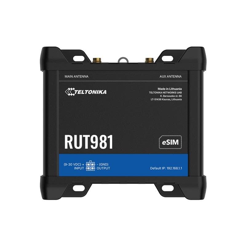 TELTONIKA RUT981 CAT4 LTE Router Dual SIM und eSIM