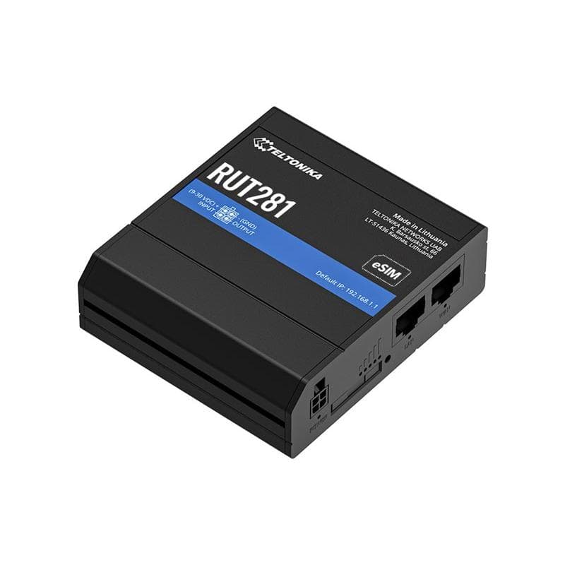 TELTONIKA RUT281 CAT4 LTE Router SIM und eSIM