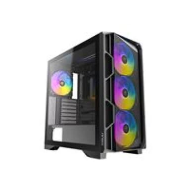 ANTEC AX-1000 ARGB Gaming E-ATX, ATX, Micro-ATX, ITX Mid Tower PC Gehäuse, schwarz