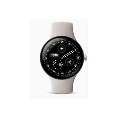 GOOGLE Pixel Watch 4 - 45 mm - Aluminium silber poliert