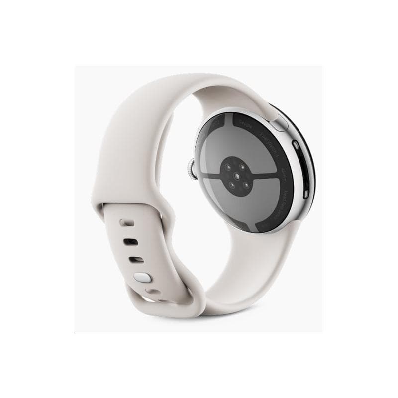 GOOGLE Pixel Watch 4 - 45 mm - Aluminium silber poliert