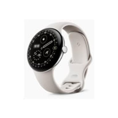 GOOGLE Pixel Watch 4 - 45 mm - Aluminium silber poliert