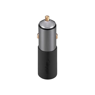 AKYGA AK-CH-26 USB Ladegerät 100 W 1x USB-C®, 1x USB-A QC 3.0, USB PD 3.0 Grau KFZ, LKW GaN, Sc