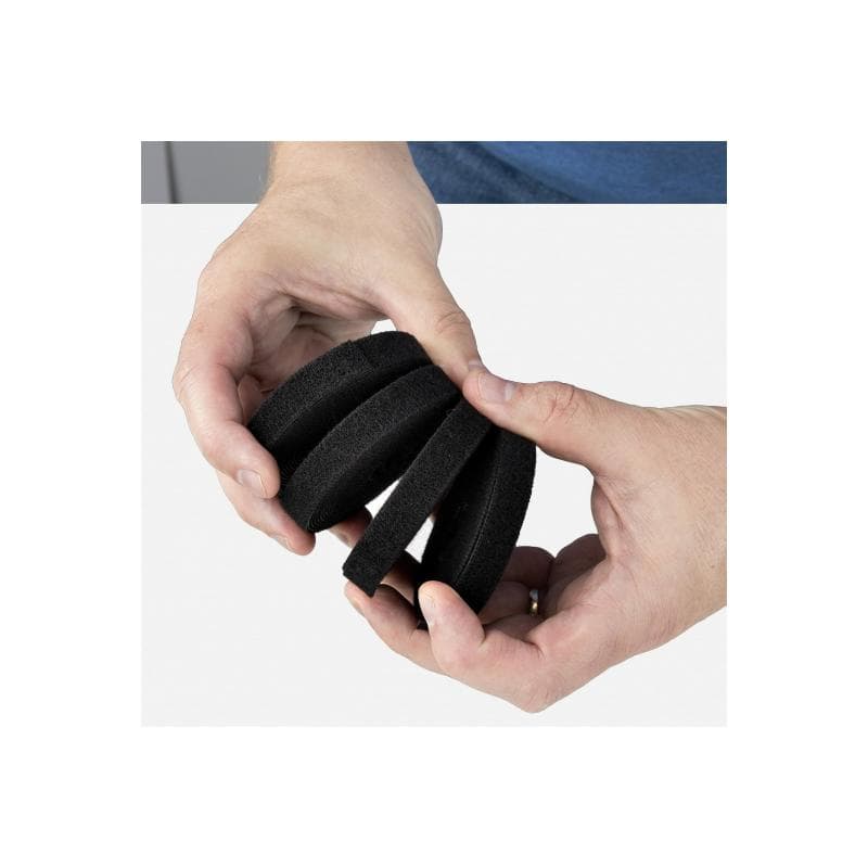 STARTECH.COM 4er-Pack 4,6m Klettbandrollen 12,7mm breit Schwarz zuschneidbare wiederverwendbare Kabe