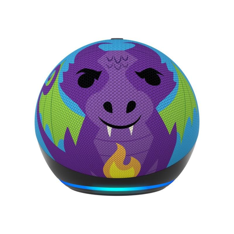 AMAZON Echo Dot Kids Drache (5. Gen.) Smart Speaker mehrfarbig