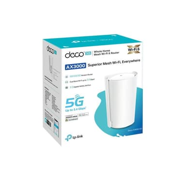 TP-LINK Deco X3000-5G(1-pack) 5G AX3000 Mesh Wi-Fi 6 Router