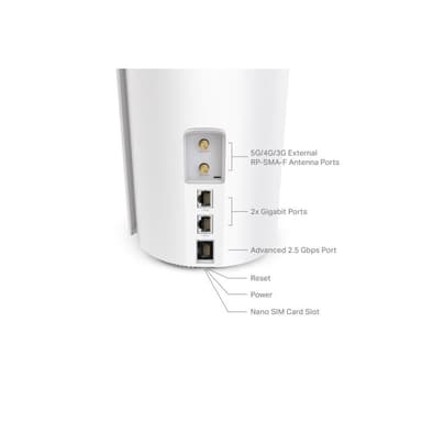TP-LINK Deco X3000-5G(1-pack) 5G AX3000 Mesh Wi-Fi 6 Router