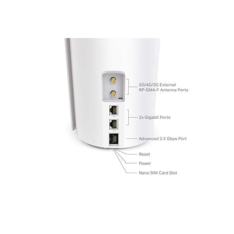 TP-LINK Deco X3000-5G(1-pack) 5G AX3000 Mesh Wi-Fi 6 Router