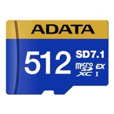 ADATA CARD ADATA Premier Extreme microSDXC SD7.1 512 GB (blau/gelb, SD7.1 Express, UHS-I U3, Class 1