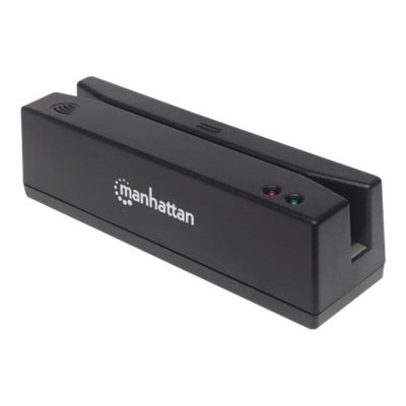 MANHATTAN Magnetkartenleser USB Drei Spuren Leser