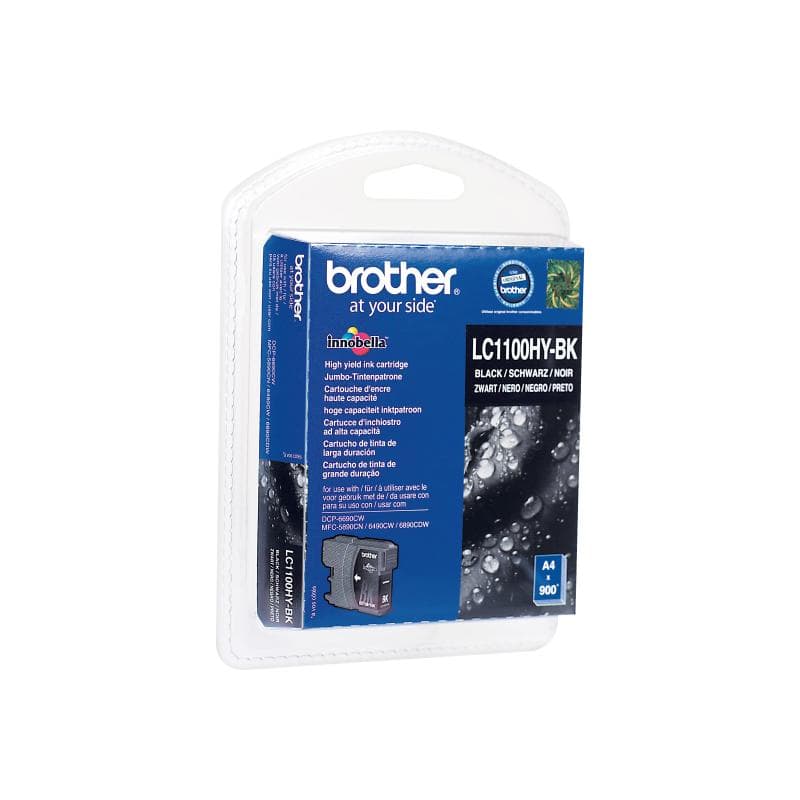 BROTHER LC1100HY BK 2er Pack Schwarz Tintenpatrone