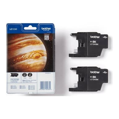 BROTHER LC1240 Twin Pack 2er Pack Schwarz Tintenpatrone