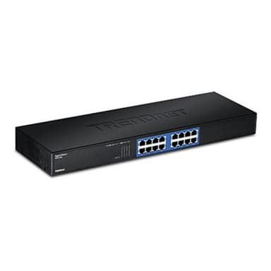 TRENDNET 16-port Gigabit GREENnet Switch (Rack Mount)