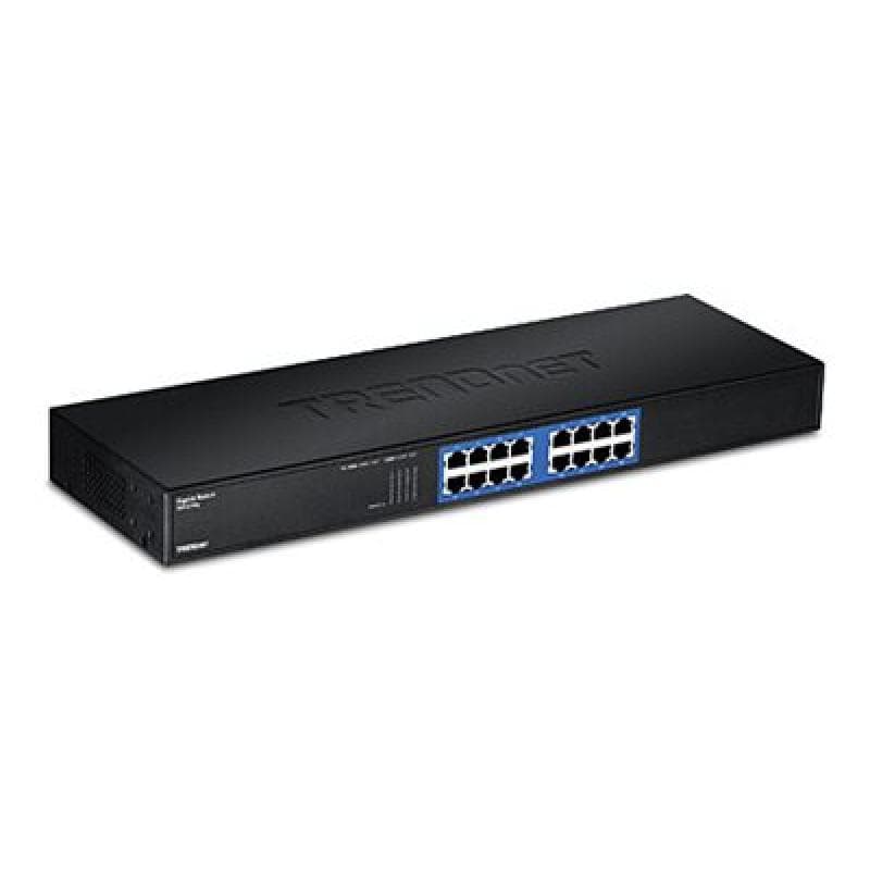 TRENDNET 16-port Gigabit GREENnet Switch (Rack Mount)