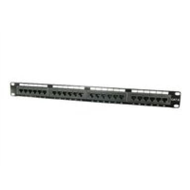 Patchpanel LogiLink 24-Port RJ45 19″ Cat6 ungeschirmt