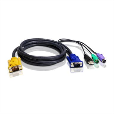 ATEN Kabelsatz USB-PS/2, 2L-5302UP, Länge 1,8m