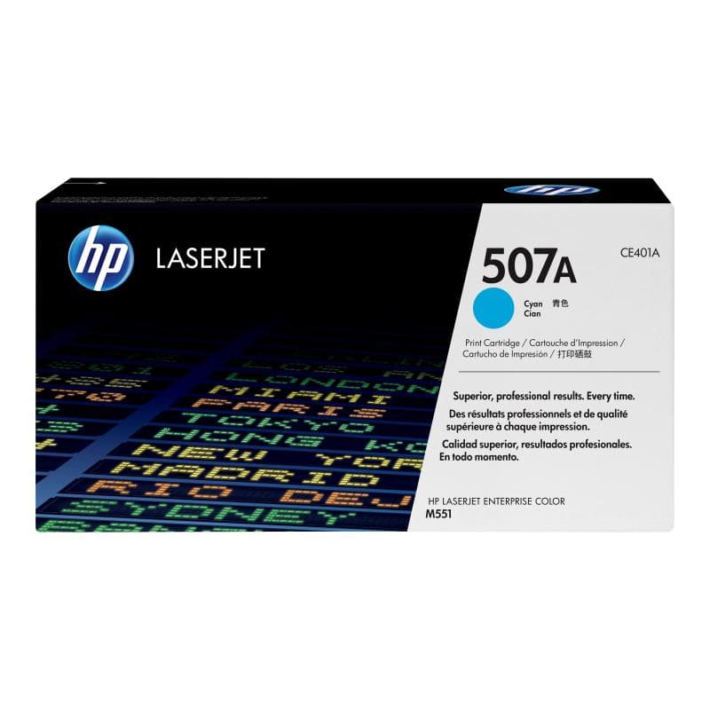 HP 507A Cyan LaserJet Tonerpatrone (CE401A)