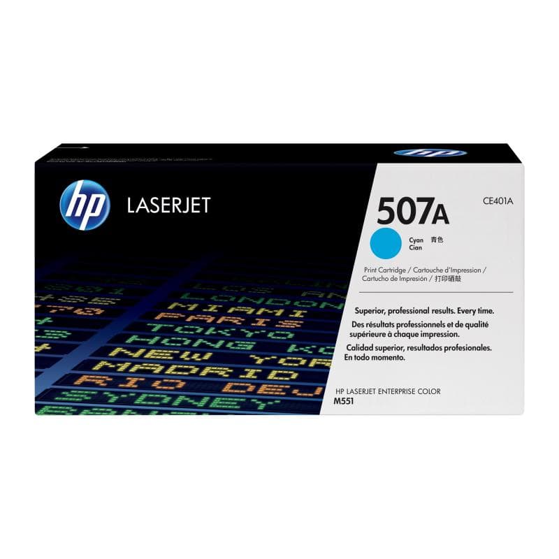 HP 507A Cyan LaserJet Tonerpatrone (CE401A)