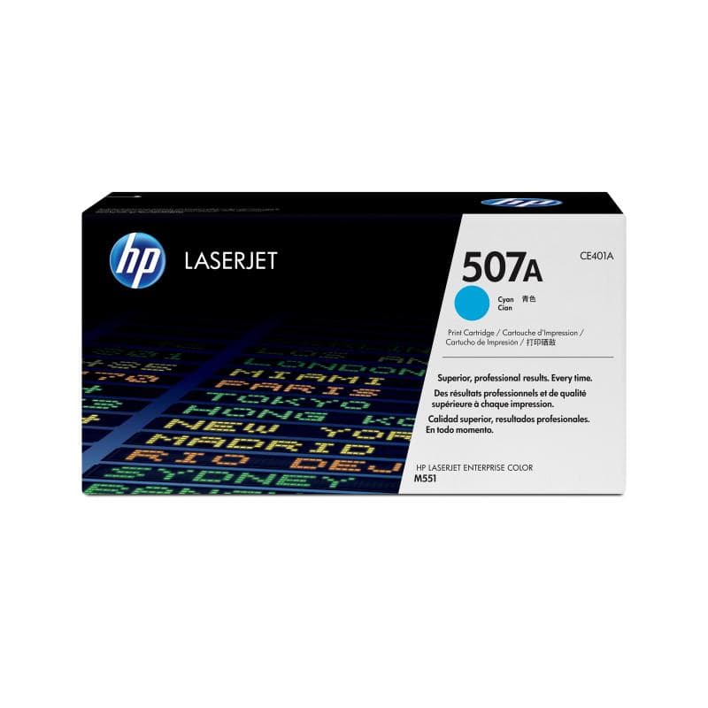 HP 507A Cyan LaserJet Tonerpatrone (CE401A)