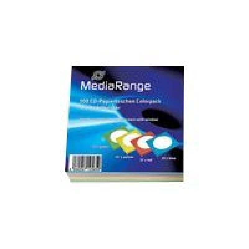 MEDIARANGE CD/DVD Papierhüllen Color-Pack 100St