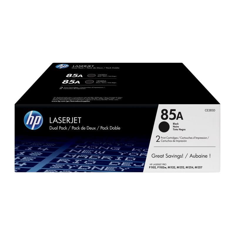 HP 85A 2er Pack Schwarz LaserJet Tonerpatrone (CE285AD)