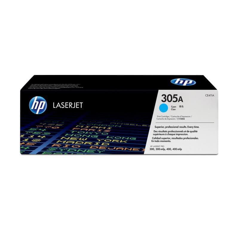 HP 305A Cyan LaserJet Tonerpatrone (CE411A)