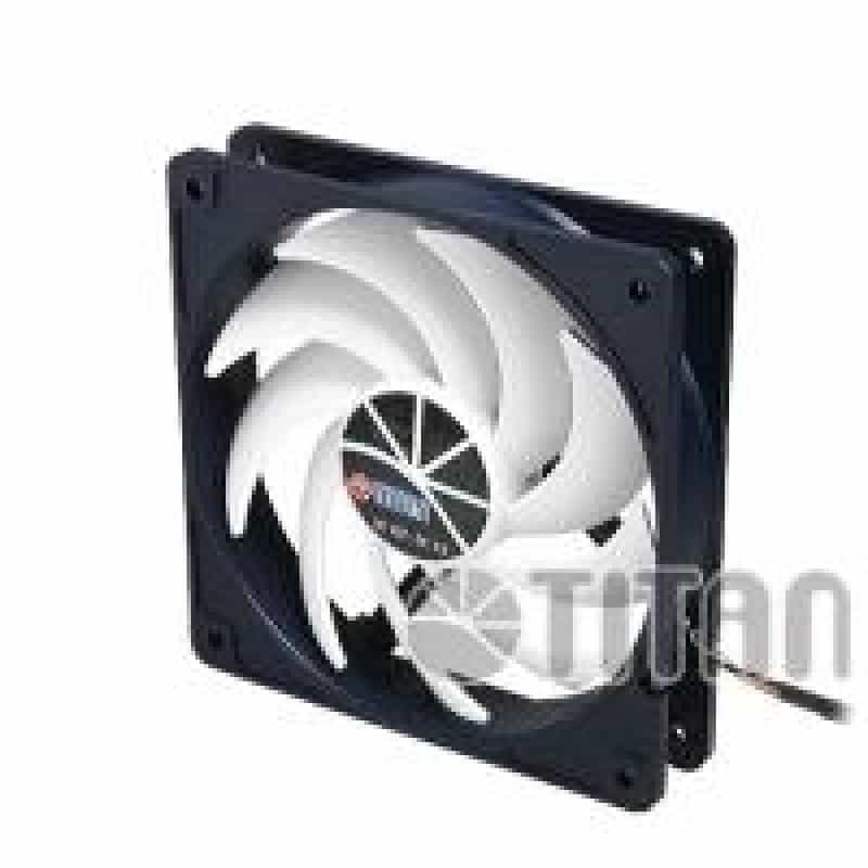 Titan Lüfter Kukri Fan, 120 x 120 x 25 mm, mit Tachosignal, Flüssigkeits-Gleitlager Titan Lüfter Kukri Fan, 120 x 120 x 25 mm, mit Tachosignal, Flüssigkeits-Gleitlager