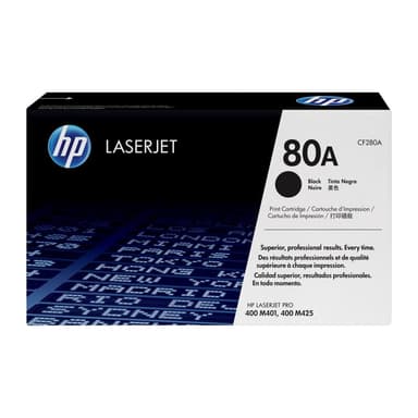 HP 80A Schwarz LaserJet Tonerpatrone (CF280A)