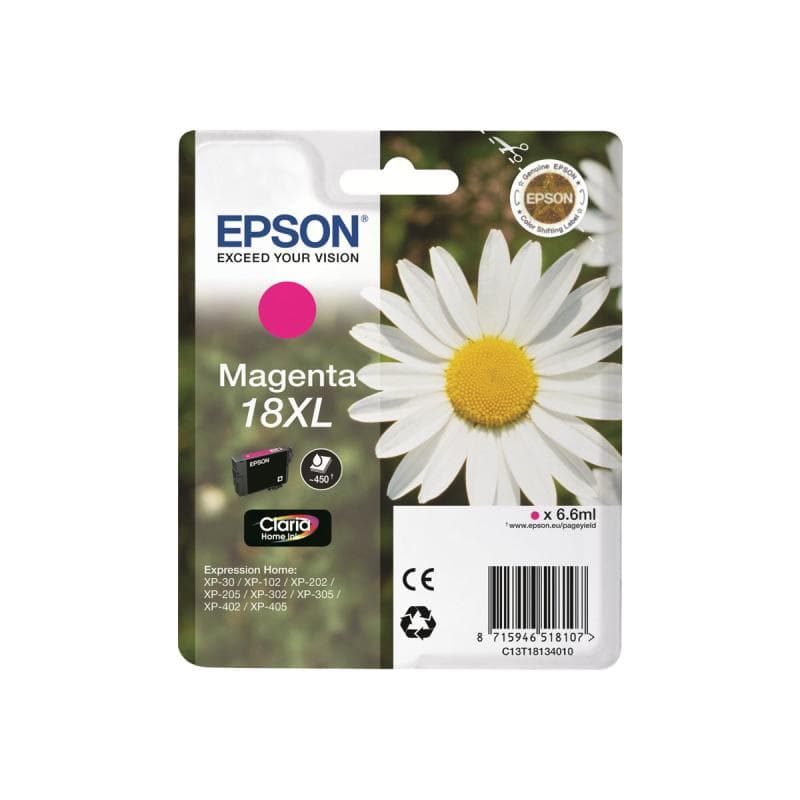 EPSON 18XL XL Magenta Tintenpatrone