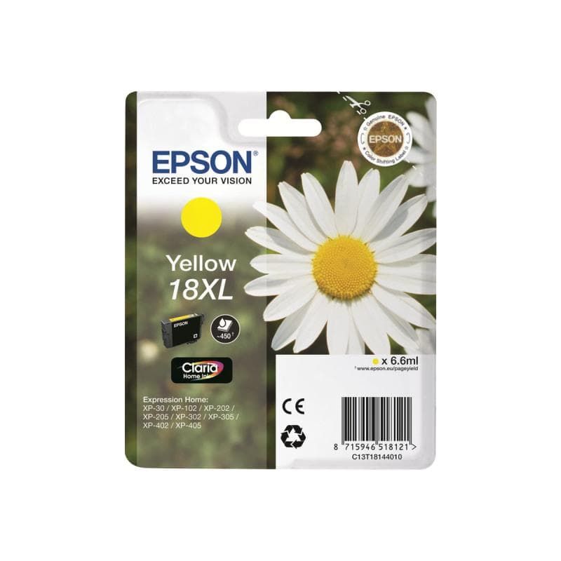 EPSON 18XL XL Gelb Tintenpatrone