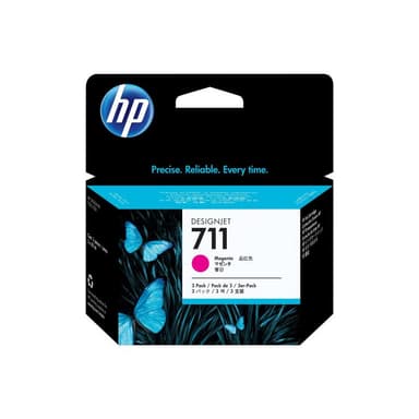 HP 711 3er Pack Magenta Tintenpatrone