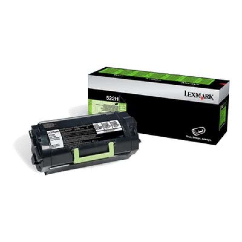 LEXMARK 522H Schwarz Tonerpatrone LCCP, LRP