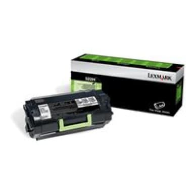 LEXMARK 522H Schwarz Tonerpatrone LCCP, LRP
