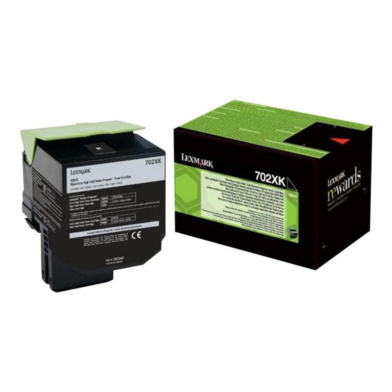 LEXMARK 702XK Besonders hohe Ergiebigkeit Schwarz Tonerpatrone LCCP, LRP