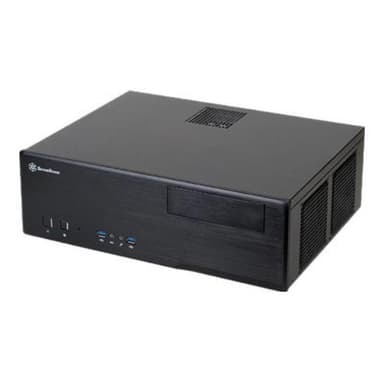 Midi-Tower SILVERSTONE Grandia HTPC Micro ATX ohne Netzteil schwarz
