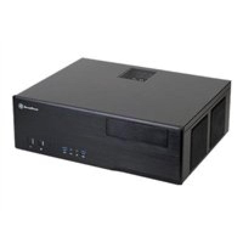 Midi-Tower SILVERSTONE Grandia HTPC Micro ATX ohne Netzteil schwarz