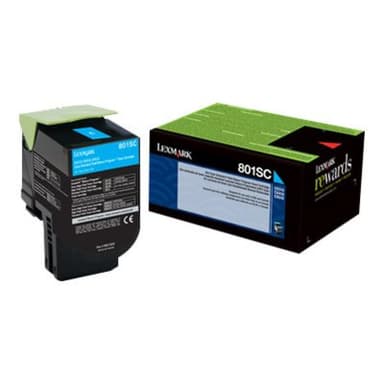 LEXMARK 802SC Cyan Tonerpatrone LCCP, LRP