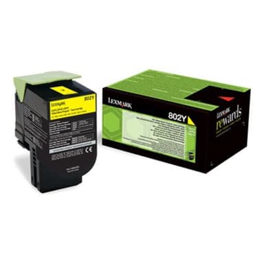 LEXMARK 802Y Gelb Tonerpatrone LCCP, LRP
