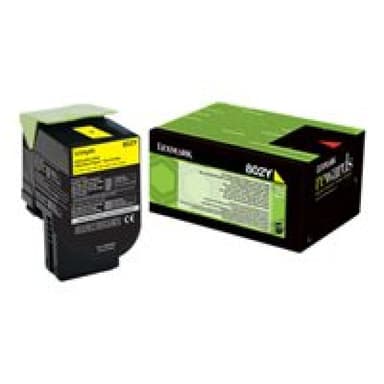 LEXMARK 802Y Gelb Tonerpatrone LCCP, LRP