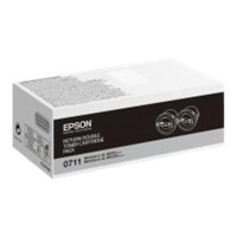 EPSON 0711 2er Pack Schwarz Tonerpatrone Epson Return Program