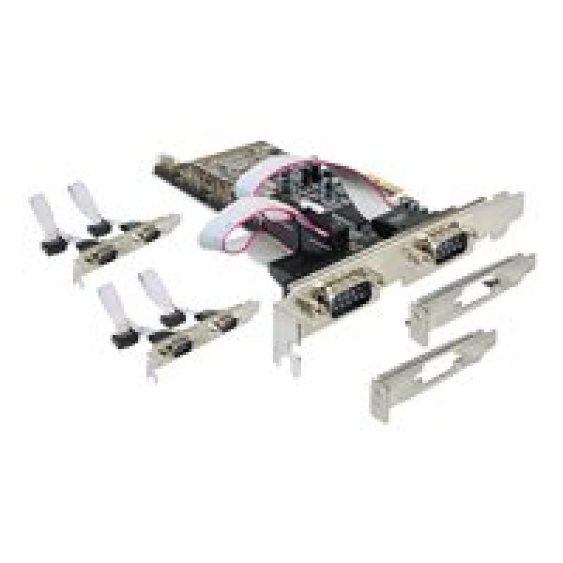 DELOCK I/O PCI-Express DELOCK 6x ext. seriell (DB9) (inkl. LP)
