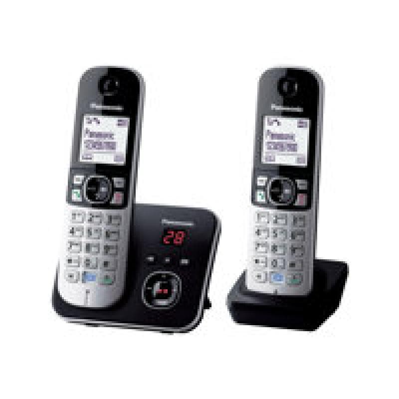Panasonic KX-TG6822GB schwarz Duo mit AB
