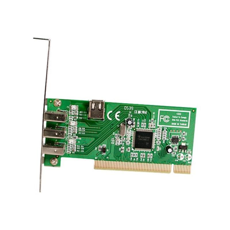 STARTECH.COM 4 Port 1394a FireWire PCI Schnittstellenkarte - 3x Firewire 400 extern 1x Firewire 400