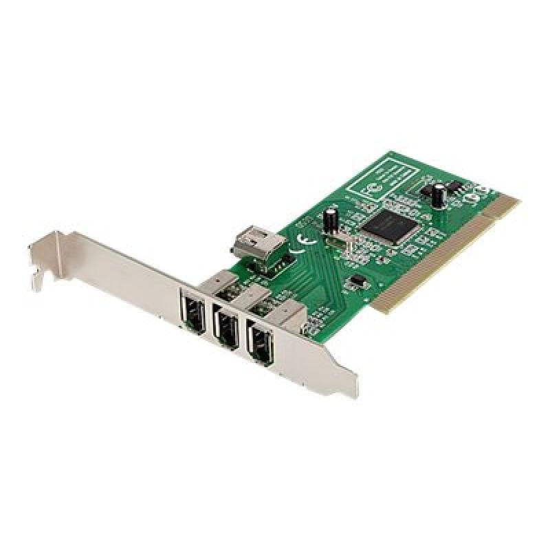 STARTECH.COM 4 Port 1394a FireWire PCI Schnittstellenkarte - 3x Firewire 400 extern 1x Firewire 400