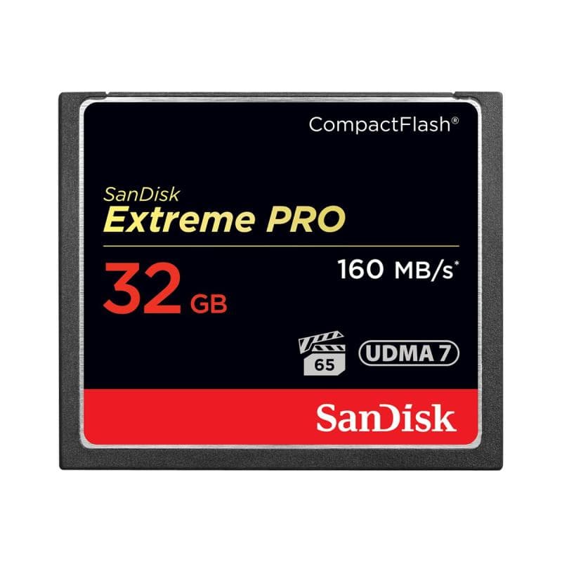 SANDISK Extreme Pro CF 32GB 160MB/s SDCFXPS-032G-X46