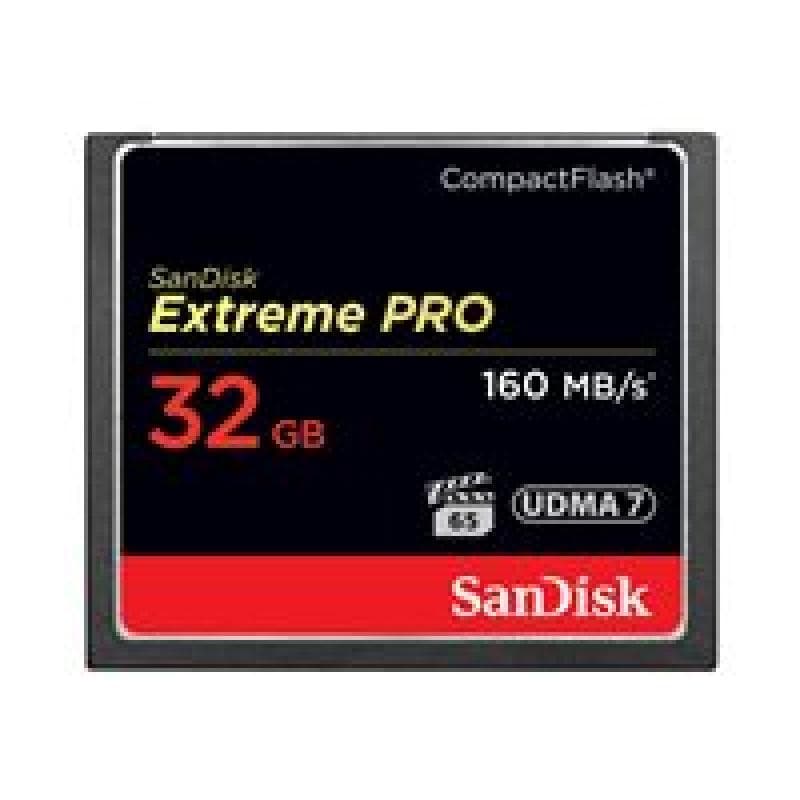 SANDISK Extreme Pro CF 32GB 160MB/s SDCFXPS-032G-X46