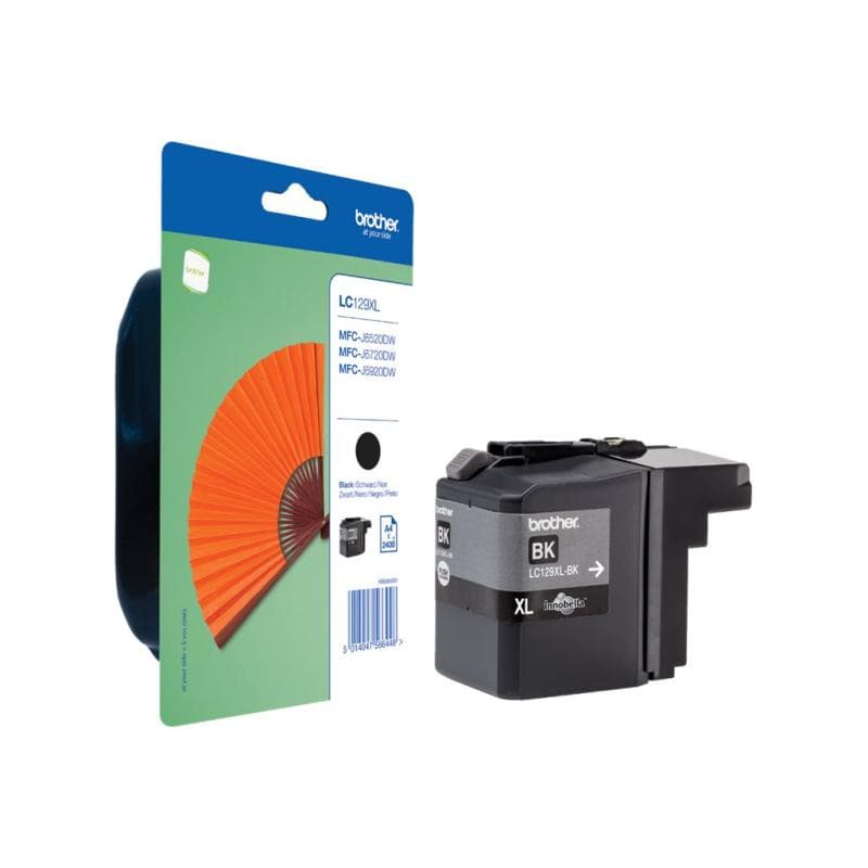 BROTHER LC129XLBK Schwarz Tintenpatrone