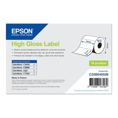 EPSON gestanzte Etiketten 610 Etikett(en)
