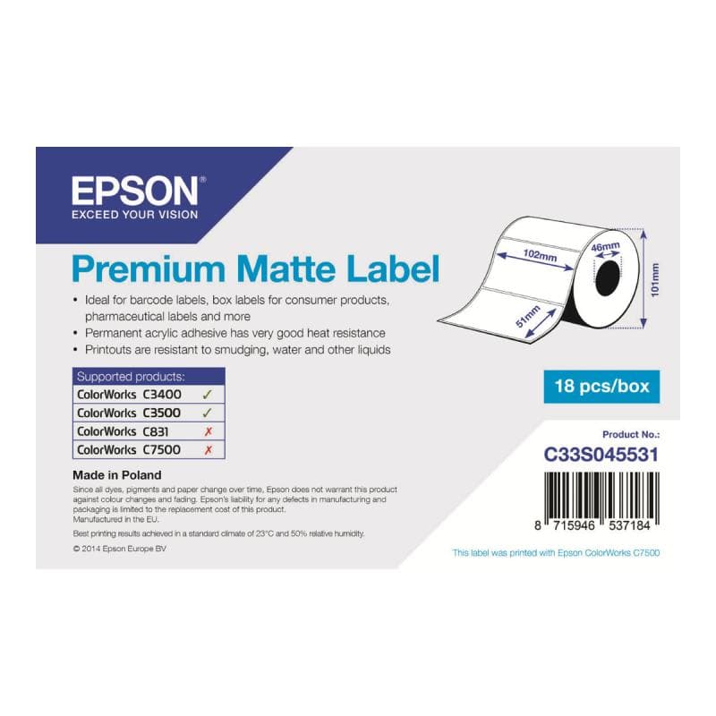 EPSON Premium gestanzte Etiketten 650 Etikett(en)